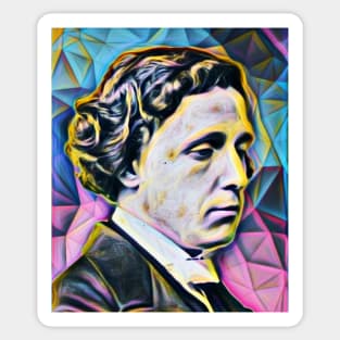 Lewis Carroll Portrait | Lewis Carroll Artwork 4 Sticker